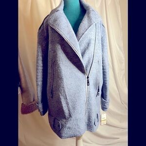 Vince Camuto Powder Blue Wool Jacket